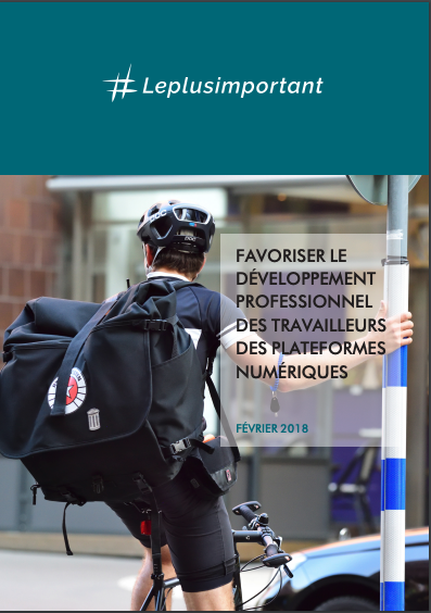 Favoriser le développement professionnel des travailleurs des plateformes numériques Leplusimportant